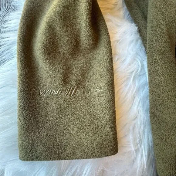 Cabela’s Men's M Green Hooded Wind Shear Jacket Hiking Camping Rugged - Picture 6 of 15